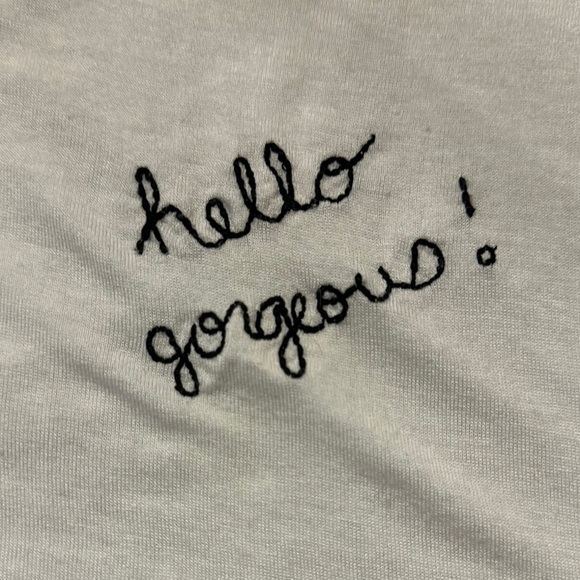 Topshop White Fun Embroidered Crop Top Resort Cruise Wear Vacation - Picture 9 of 11